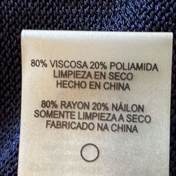 Elie Taharie for Bergdorf Goodman Navy Sheer Cardigan - Picture 6 of 6